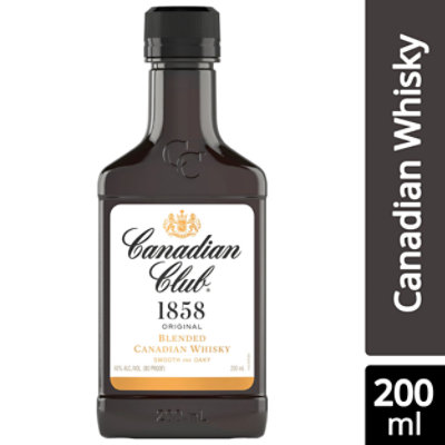 Canadian Club 1858 Whisky 80 Proof - 200 Ml - carrsqc