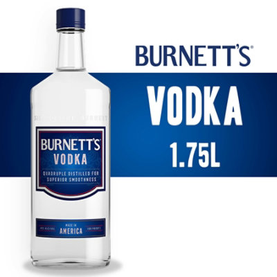 Burnetts Vodka 80 Proof - 1.75 Liter - Image 1