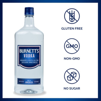 Burnetts Vodka 80 Proof - 1.75 Liter - Image 3