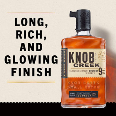 Knob Creek Whiskey Bourbon Kentucky Straight 100 Proof - 750 Ml - Image 3