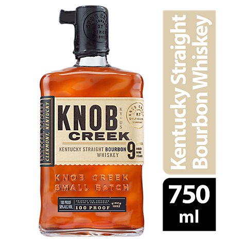 Knob Creek Whiskey Bourbon Kentucky Straight 100 Proof - 750 Ml