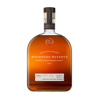 Woodford Reserve Kentucky Straight Bourbon Whiskey 90.4 Proof In Bottle - 750 Ml - Image 1