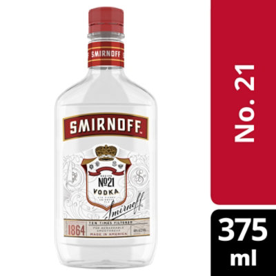 Smirnoff No. 21 Vodka 80 Proof PET Bottle - 375 Ml - Image 1