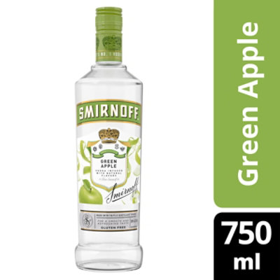 Smirnoff Vodka Green Apple 70 Proof - 750 Ml - Image 1