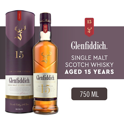 Glenfiddich Scotch 15 Year Scotch Whisky 80 Proof - 750 Ml - Image 2