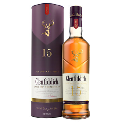 Glenfiddich Scotch 15 Year Scotch Whisky 80 Proof - 750 Ml