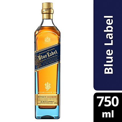 Johnnie Walker Blue Label Blended Scotch Whisky - 750 Ml - shaws Johnnie Walker Blue Label Blended Scotch Whisky - 750 Ml - shaws