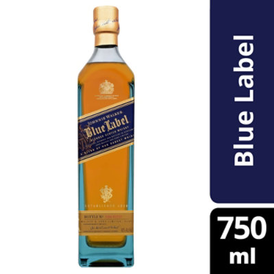 Johnnie Walker Blended Malt Scotch Whisky Blue Label 80 Proof - 750 Ml
