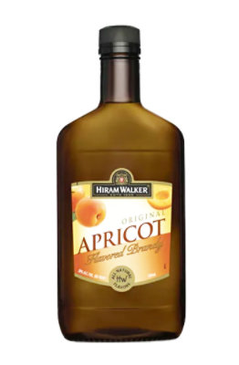 Hiram Walker Brandy Apricot 70 Proof - 200 Ml - Image 1