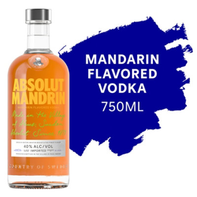 Absolut Vodka Mandrin 80 Proof - 750 Ml