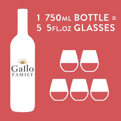 Gallo Family Vineyards White Zinfandel Blush Wine - 750 Ml - Image 5