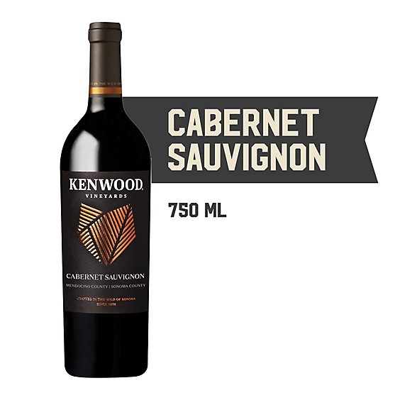 Kenwood Vineyards Mendocino/Sonoma County Cabernet Sauvignon - 750 Ml