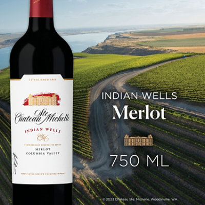 Chateau Ste. Michelle Indian Wells Merlot Red Wine - 750 Ml - Image 1