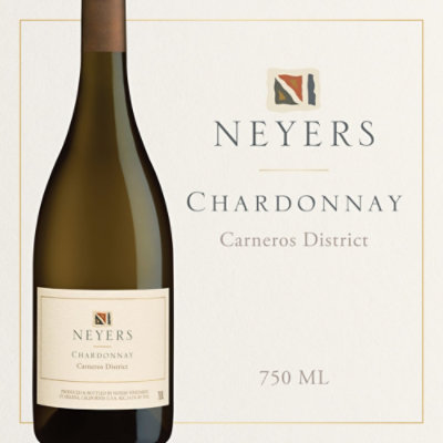 Neyers Chardonnay Carneros District White Wine Bottle - 750 Ml - Image 1