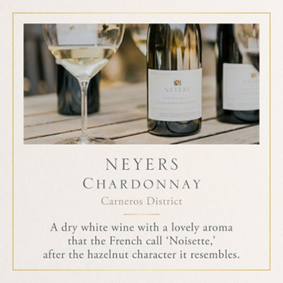 Neyers Chardonnay Carneros District White Wine Bottle - 750 Ml - Image 2