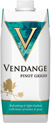 Vendange Pinot Grigio White Wine - 500 Ml