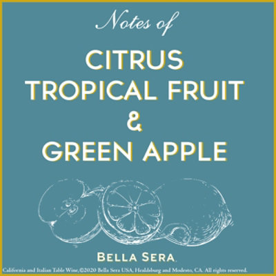 Bella Sera Pinot Grigio White Wine - 1.5 Liter - Image 4