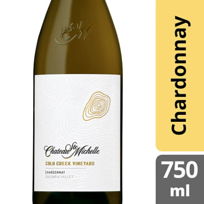 Chateau Ste. Michelle Wine Chardonnay Cold Creek Vineyard - 750 Ml - Image 1