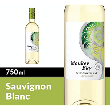Monkey Bay Sauvignon Blanc White Wine - 750 Ml - Image 1