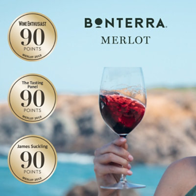 Bonterra Wine Organic Merlot California - 750 Ml - Image 2