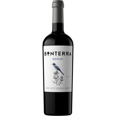 Bonterra Wine Organic Merlot California - 750 Ml - Image 3