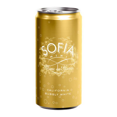 Sofia Blanc de Blancs Effervescent White Wine Cans 4 - 200 Ml - Image 2