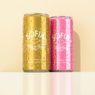 Sofia Blanc de Blancs Effervescent White Wine Cans 4 - 200 Ml - Image 3