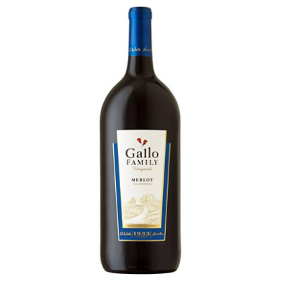 Gallo Family Vineyards Merlot Red Wine - 1.5 Liter - Image 2