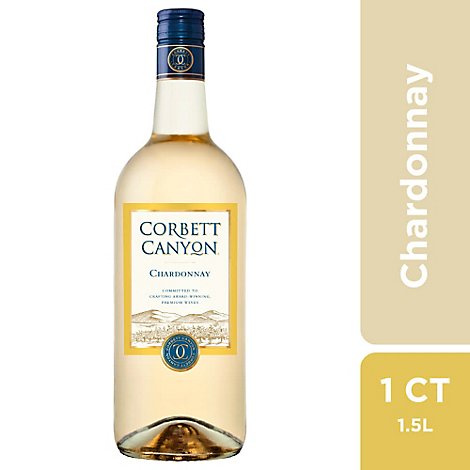 Corbett Canyon Chardonnay White Wine - 1.5 Liter