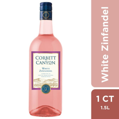 Corbett Canyon White Zinfandel Pink Wine - 1.5 Liter - Image 1