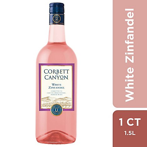 Corbett Canyon White Zinfandel Pink Wine - 1.5 Liter