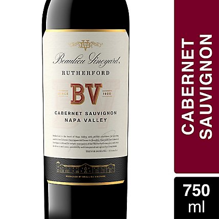 Beaulieu Vineyard Wine Cabernet Sauvignon Rutherford Napa Valley - 750 Ml - Image 2
