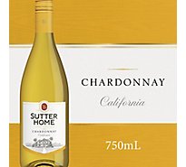 Sutter Home Chardonnay White Wine Bottle - 750 Ml