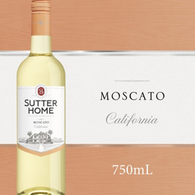 Sutter Home Moscato White Wine Bottle - 750 Ml - Image 1