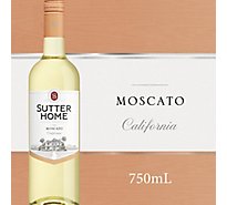 Sutter Home Moscato White Wine Bottle - 750 Ml
