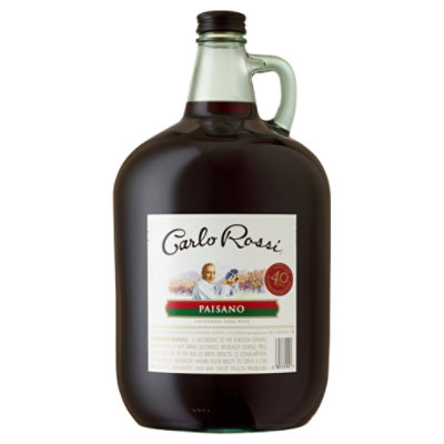 Carlo Rossi Paisano Red Wine - 4 Liter - Image 1