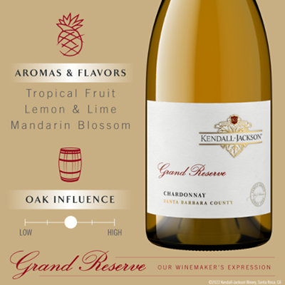 Kendall-Jackson Grand Reserve Chardonnay White Wine - 750 Ml - Image 2