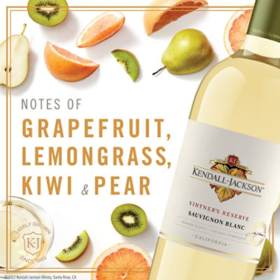 Kendall-Jackson Vintners Reserve Sauvignon Blanc White Wine - 750 Ml - Image 2