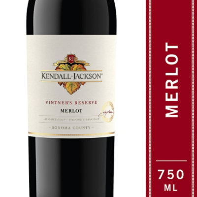 Kendall-Jackson Vintners Reserve Merlot Red Wine - 750 Ml - Image 1