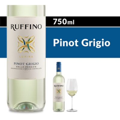 Ruffino Lumina DOC Pinot Grigio Italian White Wine - 750 Ml - Image 1