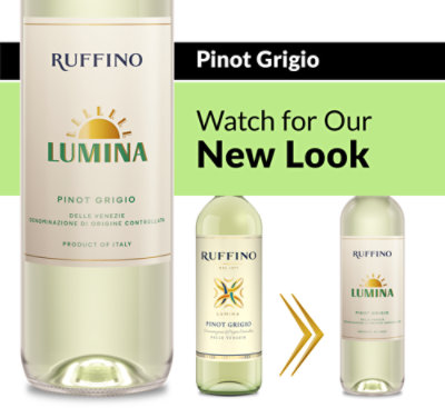 Ruffino Lumina DOC Pinot Grigio Italian White Wine - 750 Ml