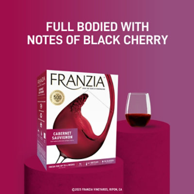 Franzia Cabernet Sauvignon Red Wine - 5 Liters - Image 2