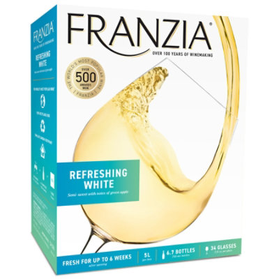 Franzia White White Wine - 5 Liters - Image 1