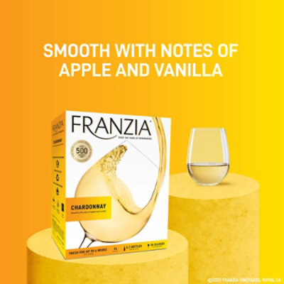 Franzia Chardonnay White Wine - 5 Liters - Image 2