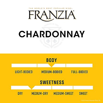 Franzia Chardonnay White Wine - 5 Liter - Image 2
