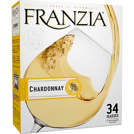 Franzia Chardonnay White Wine - 5 Liter - Image 1