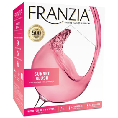 Franzia Blush Pink Wine - 5 Liters - Image 1