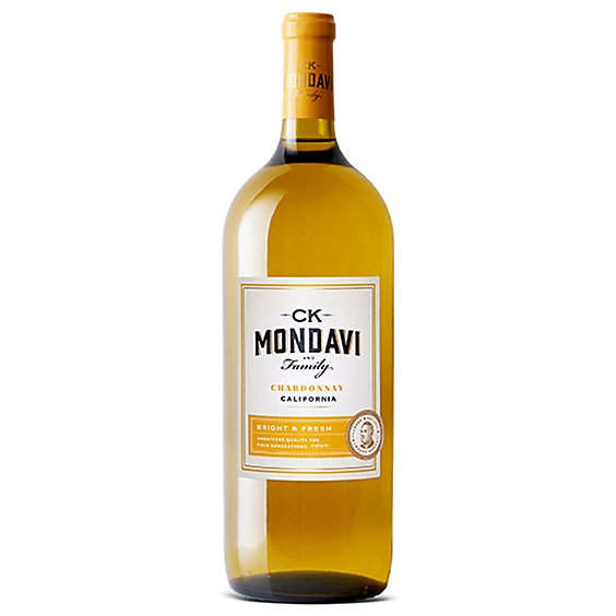 CK Mondavi Wine Chardonnay California - 1.5 Liter