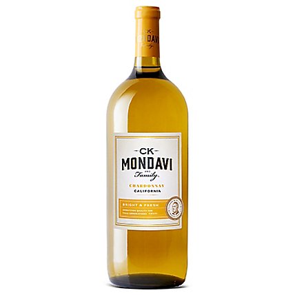 CK Mondavi Wine Chardonnay California - 1.5 Liter - Image 1
