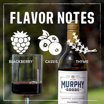 Murphy-Goode California Cabernet Sauvignon Red Wine - 750 Ml - Image 2